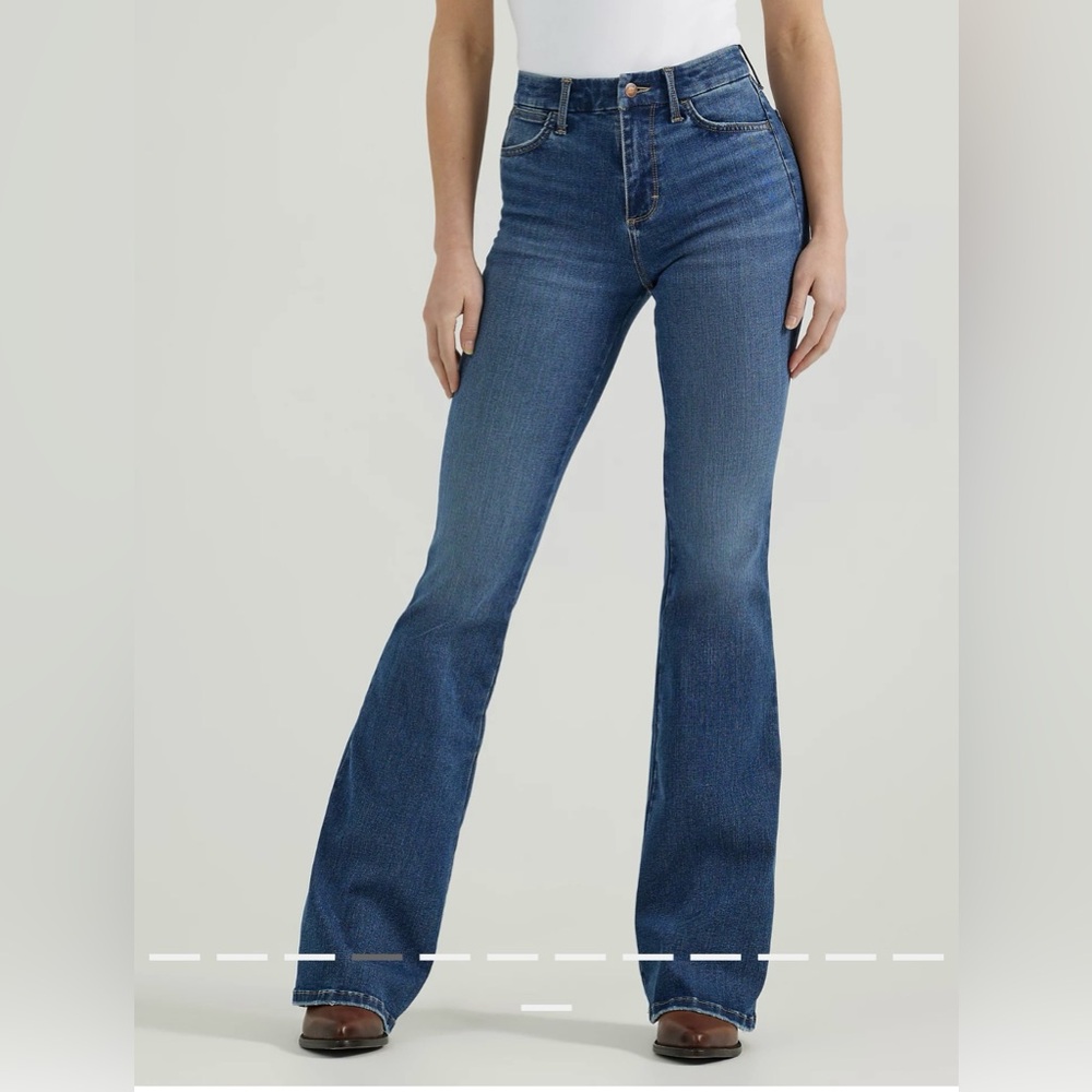 Blue Flared Jeans